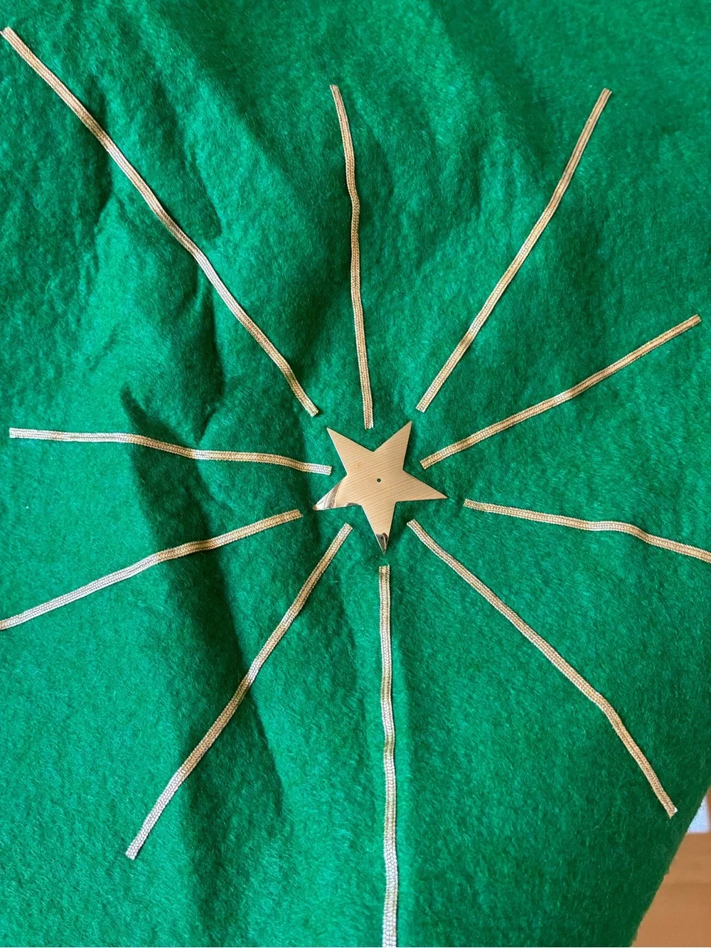 Authentic Vintage Bucilla Felt Three Wise Men Nativity Christmas Tree Skirt